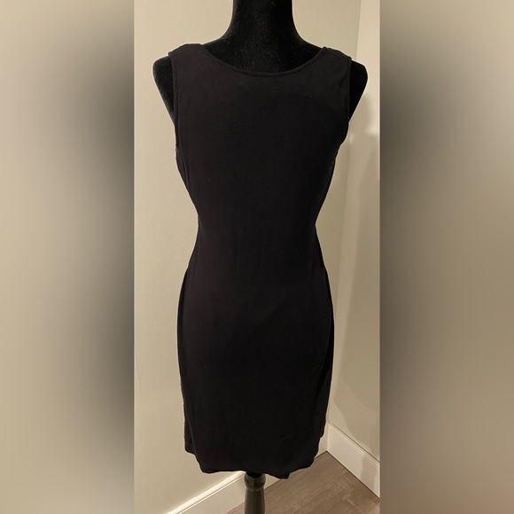 Calvin Klein Black Sequin Sleeveless Cocktail Dress - Picture 2 of 4